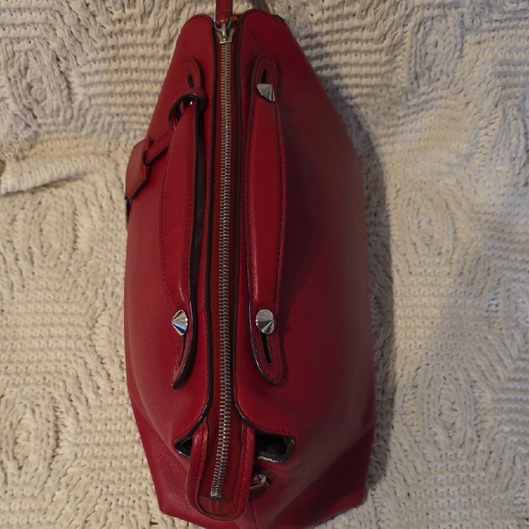 Fendi Red Leather By The Way Bag - Picture 14 of 15